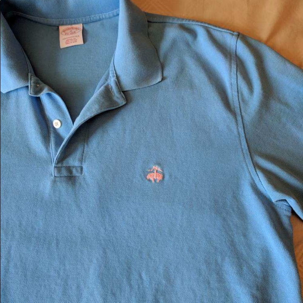 Blue Brooks Brothers men’s polo
